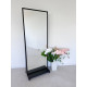 Підлогове Дзеркало Classic у Чорній Рамі  
