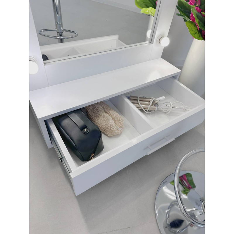 Дзеркало-шафа White Slim Storage з підсвіткою