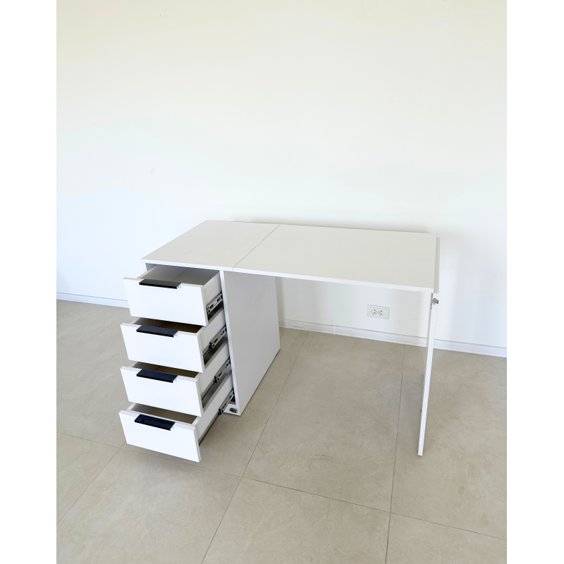 Розкладний стіл-трансформер Compact 2 в 1 з 4 шухлядами