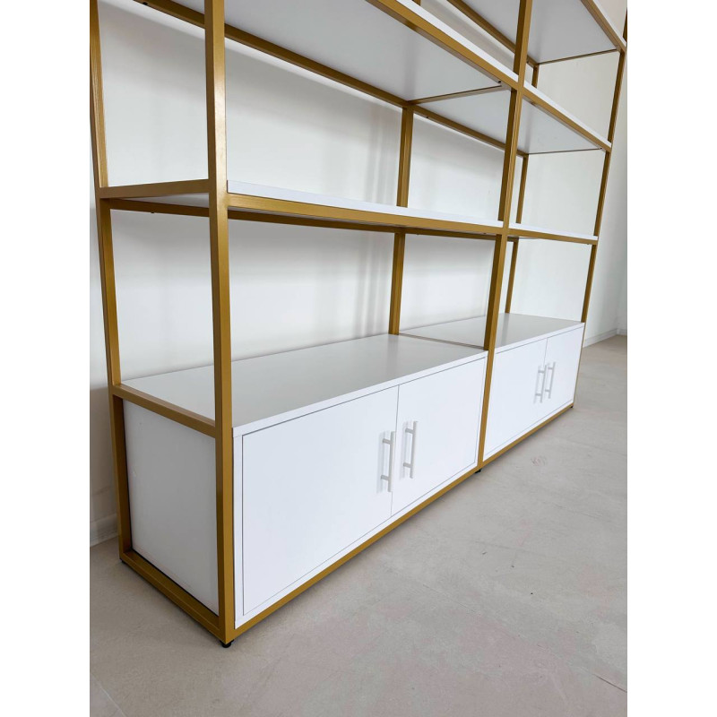 Універсальний Стелаж Golden Loft: Розкіш Організації для Дому та Бізнесу