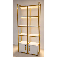 Демонстраційний LED-стелаж Gold Showcase із замками