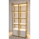 Демонстраційний LED-стелаж Gold Showcase із замками