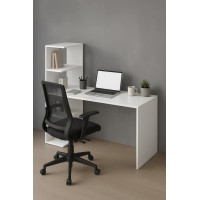 Робочий Стіл Elegance White: Естетичний Стіл-Органайзер для Навчання та Сучасного Робочого Простору
