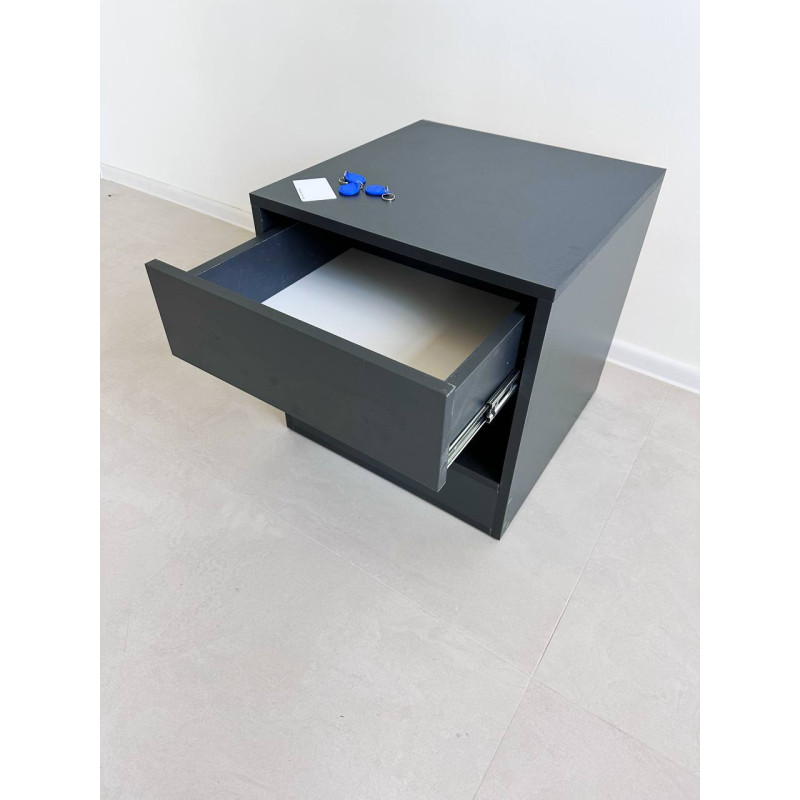 Приліжкова тумба Graphite SafeBox із вбудованим сейфом