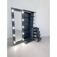 Шафа-органайзер Graphite Mirror Max з висувним дзеркалом