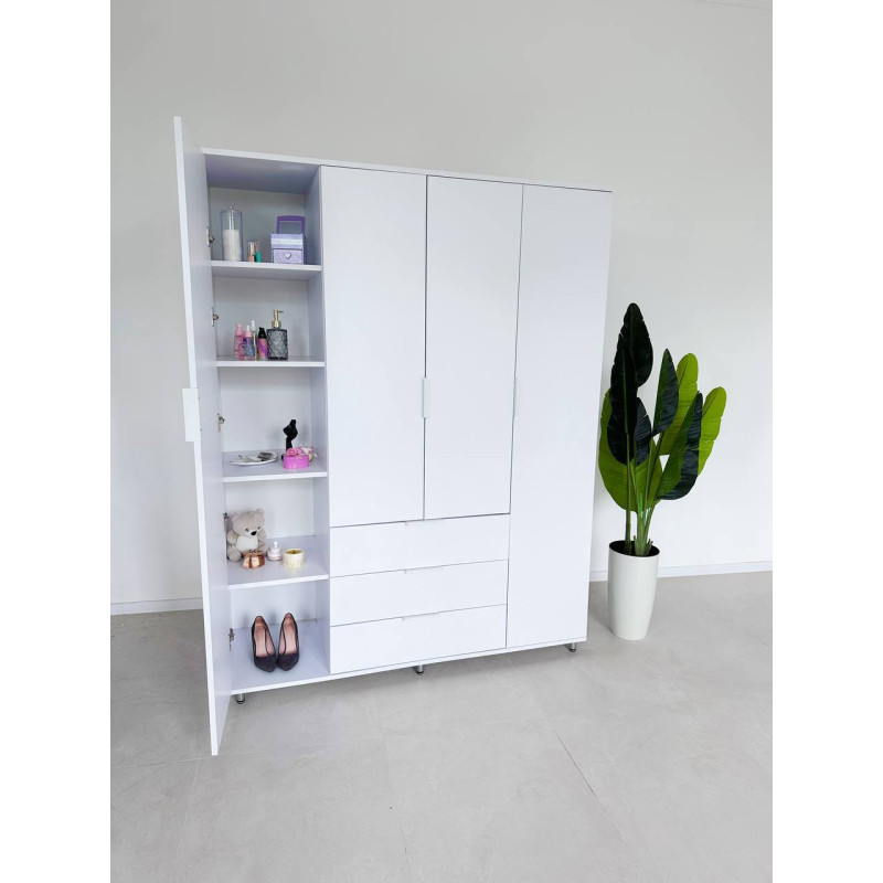 Шафа для Одягу Pure White – Ідеальна Організація та Класичний Стиль